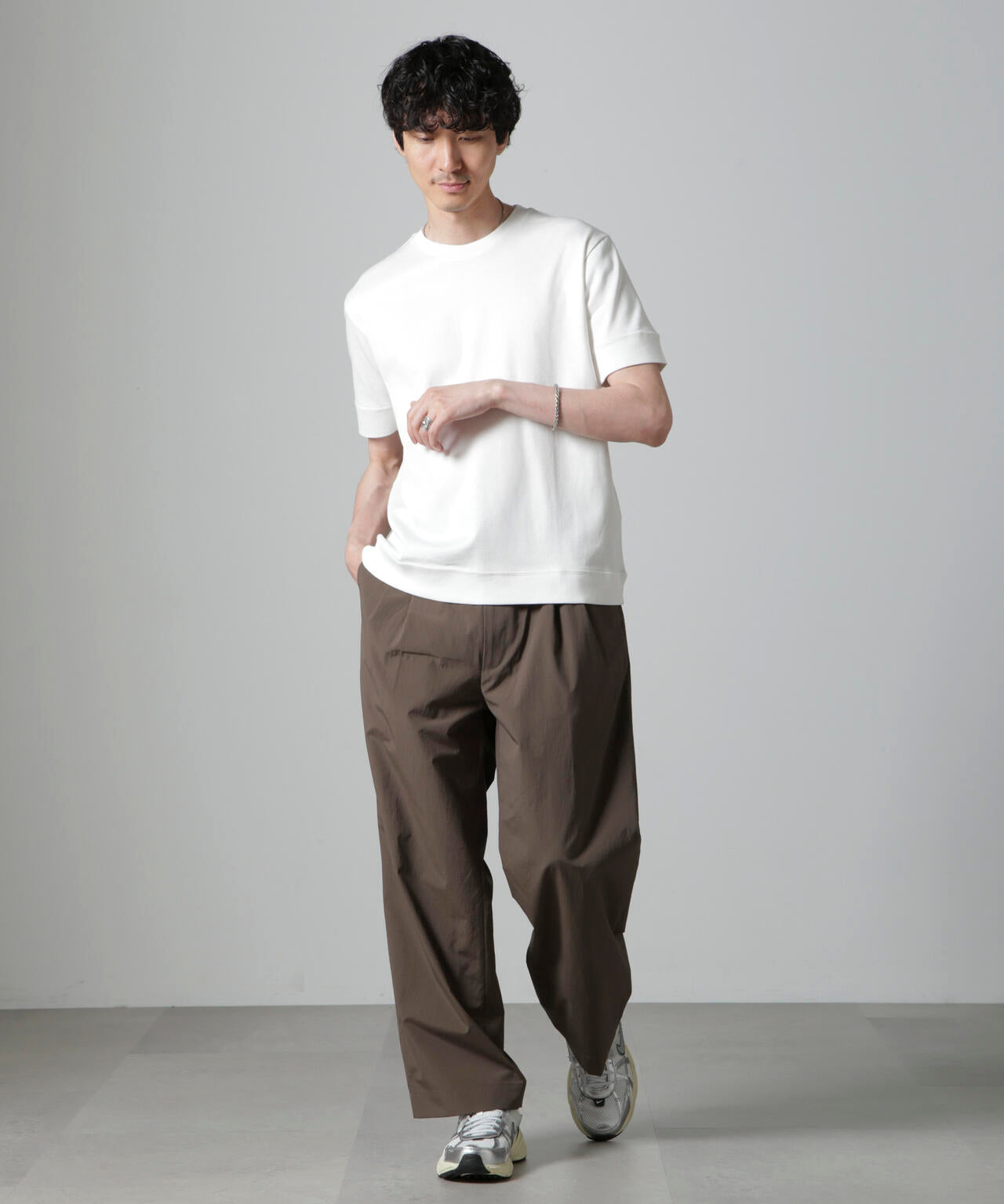 「FORMAL JERSEY」クルーネックカットソー半袖