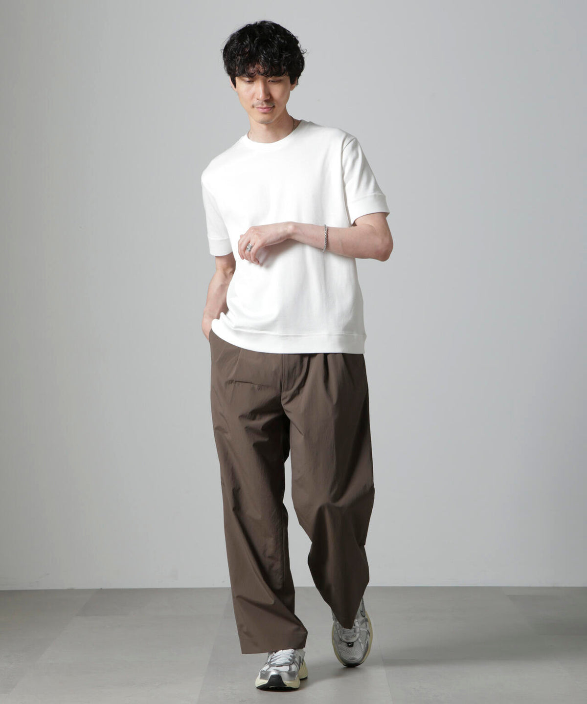 「FORMAL JERSEY」クルーネックカットソー半袖