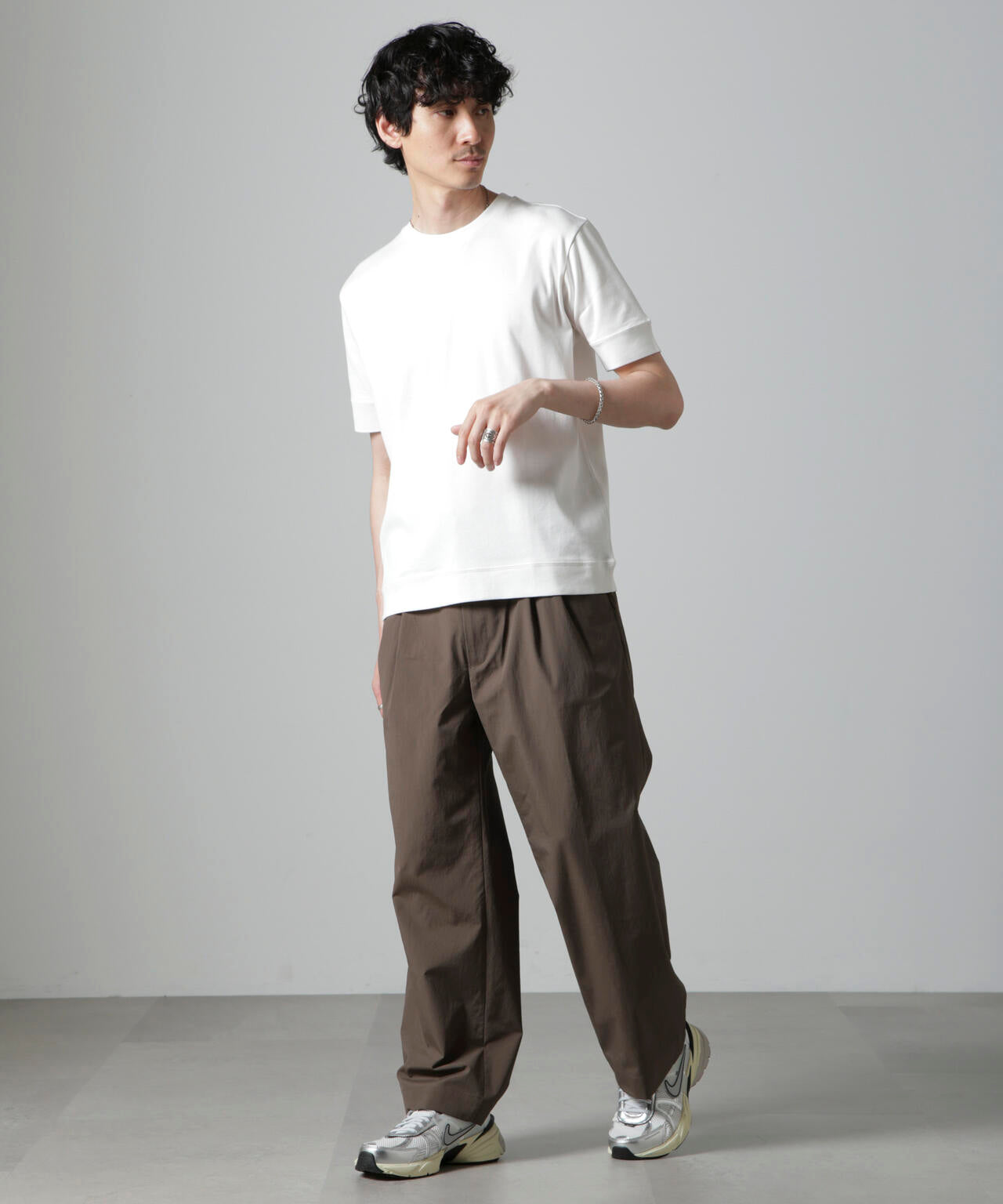 「FORMAL JERSEY」クルーネックカットソー半袖