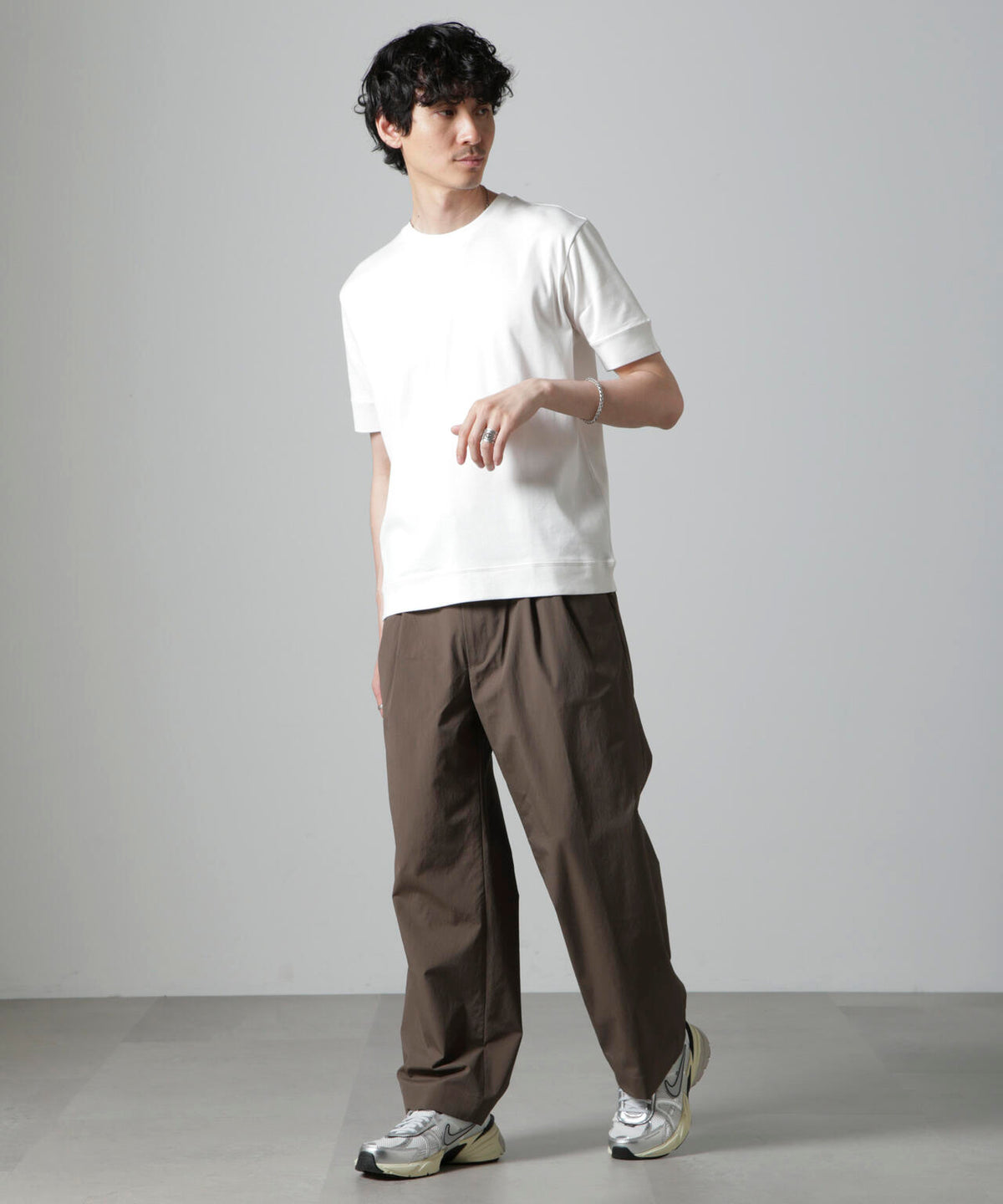 「FORMAL JERSEY」クルーネックカットソー半袖