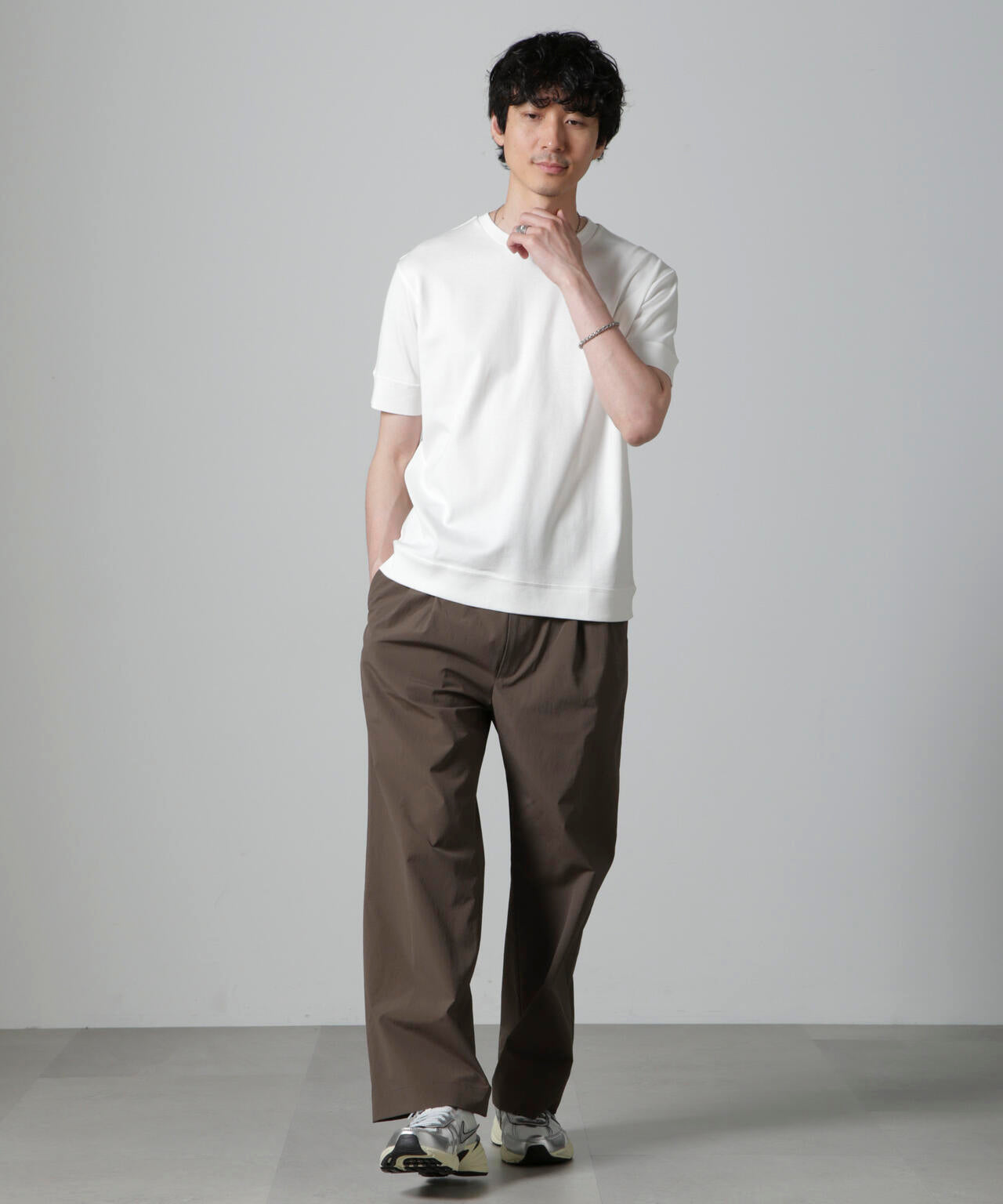 「FORMAL JERSEY」クルーネックカットソー半袖