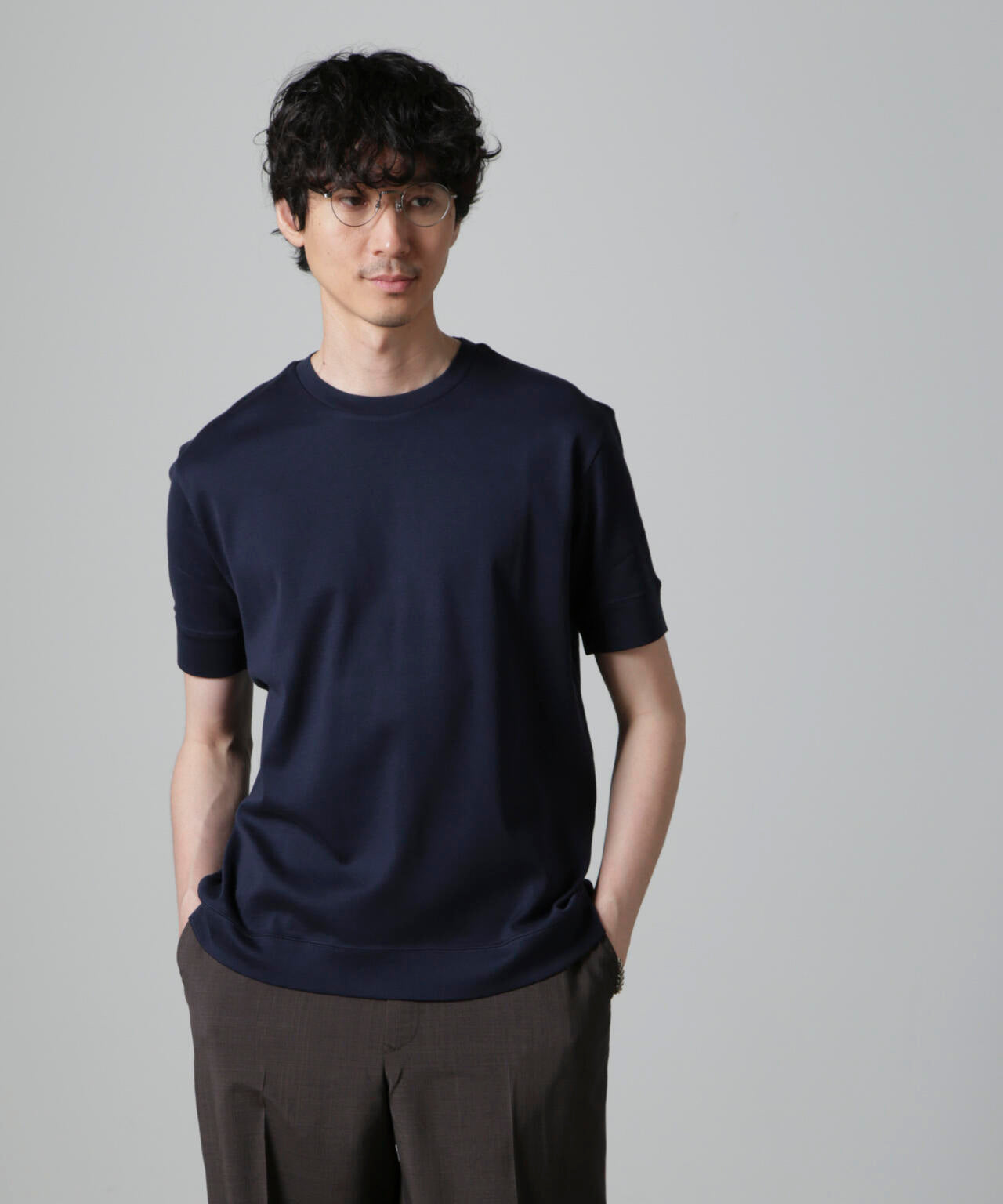 「FORMAL JERSEY」クルーネックカットソー半袖
