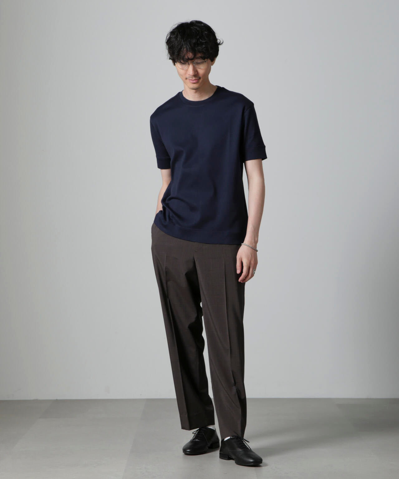 「FORMAL JERSEY」クルーネックカットソー半袖