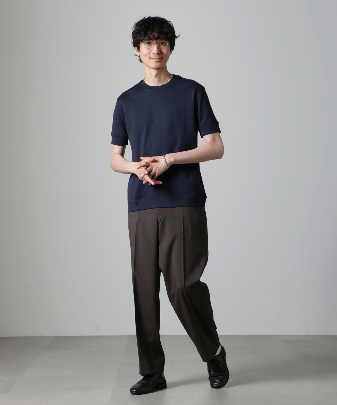 「FORMAL JERSEY」クルーネックカットソー半袖