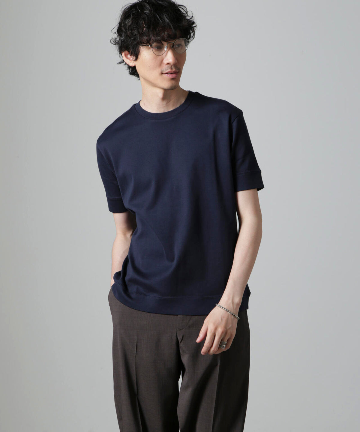 「FORMAL JERSEY」クルーネックカットソー半袖