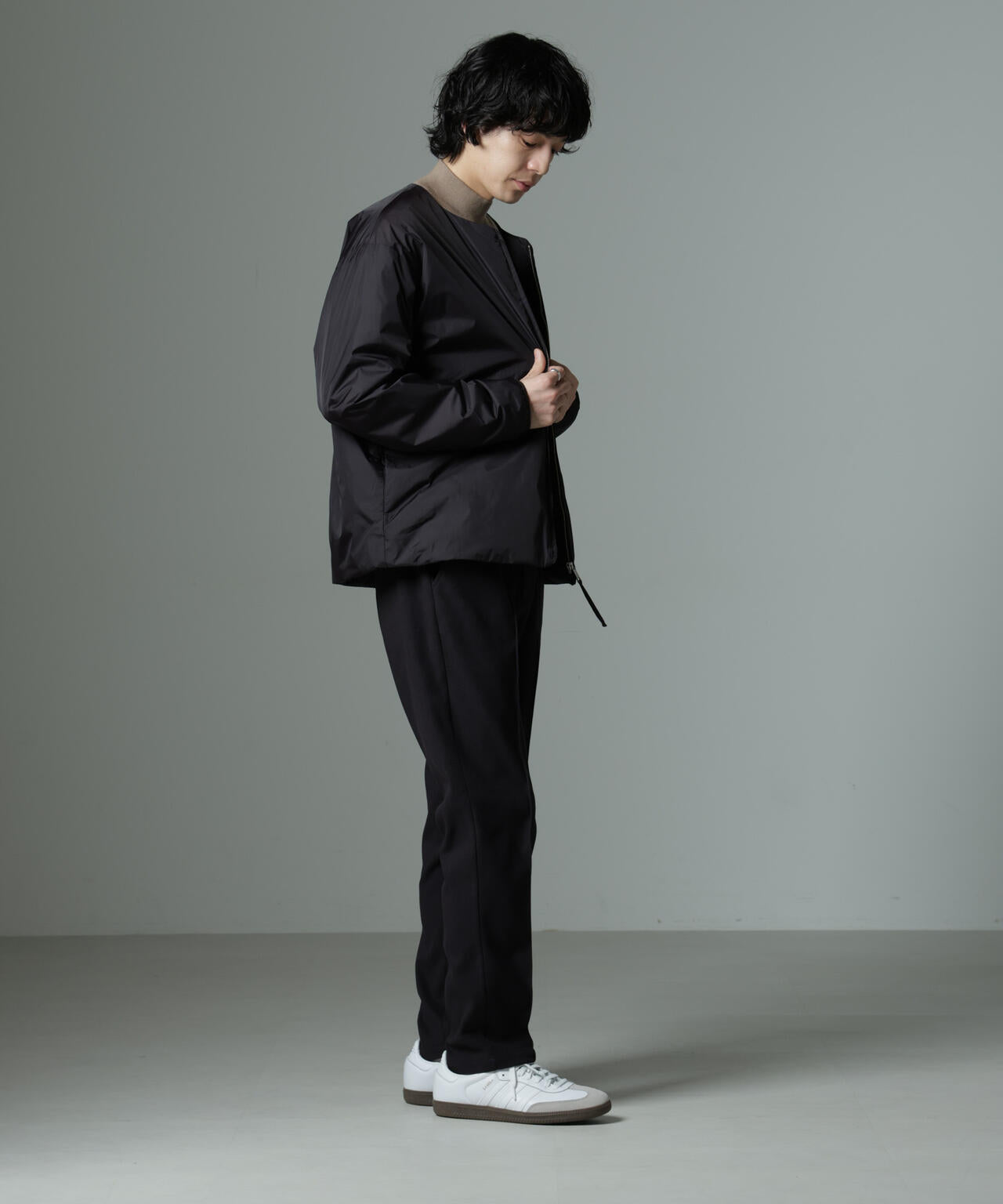「MC」coveross(R)TECH WARM 裏起毛ツイル イージースラックス