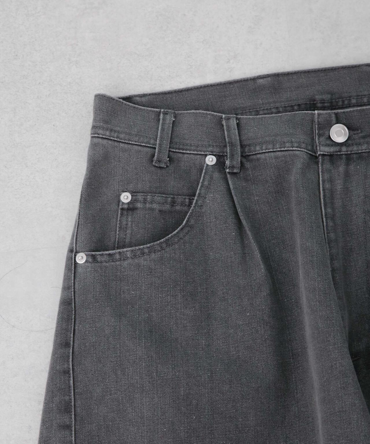 タックバギーデニム5Pパンツ