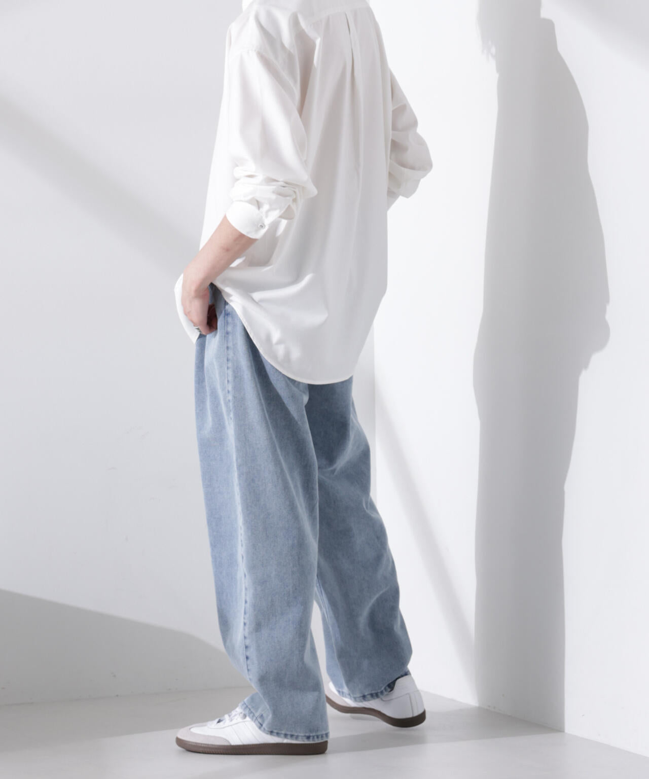 タックバギーデニム5Pパンツ