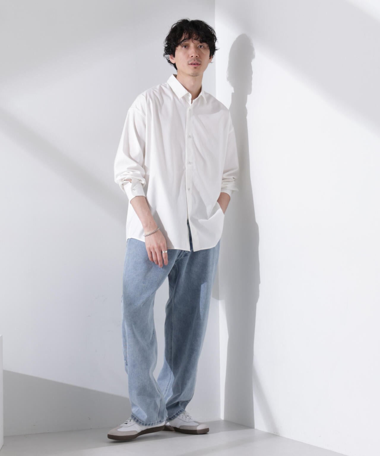 タックバギーデニム5Pパンツ