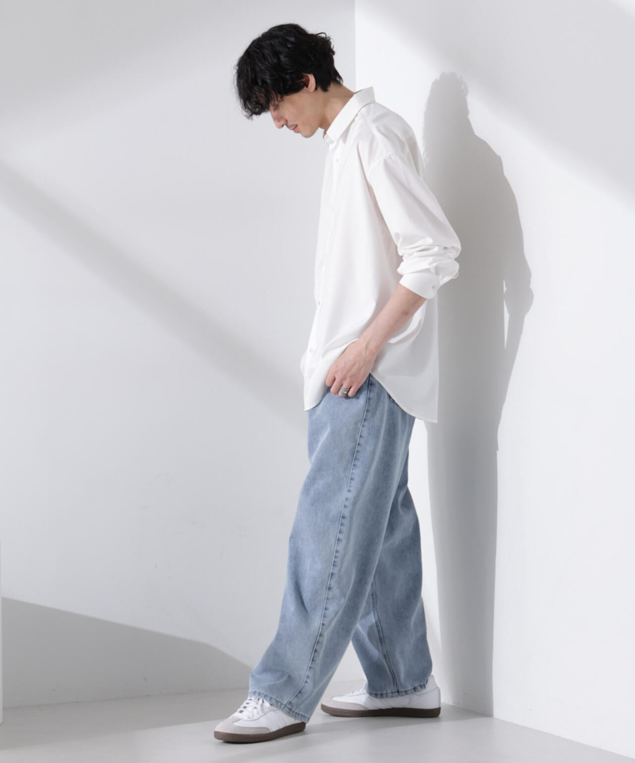 タックバギーデニム5Pパンツ