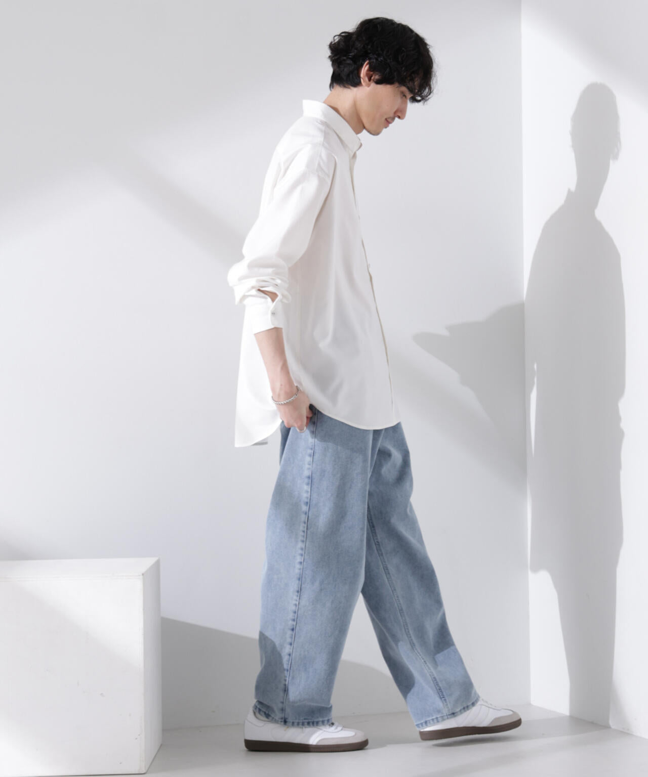 タックバギーデニム5Pパンツ