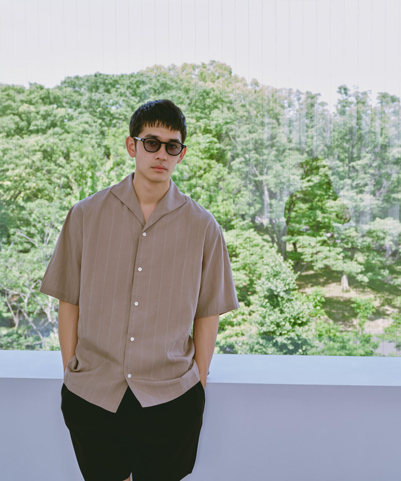 14ゲージミラノリブニット ショートパンツ(手洗い可能)