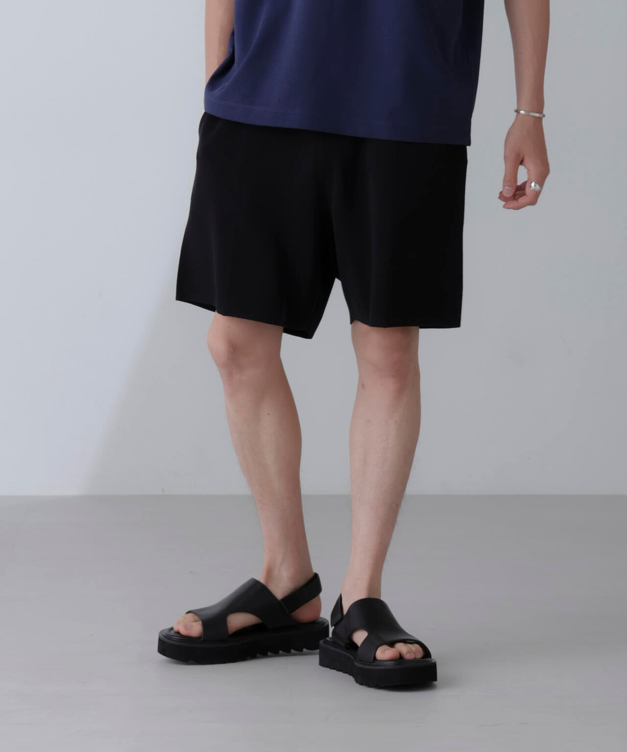 14ゲージミラノリブニット ショートパンツ(手洗い可能)