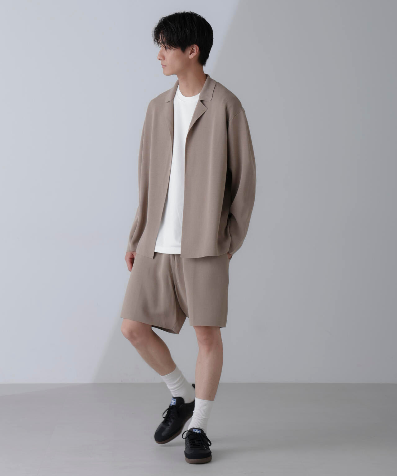 14ゲージミラノリブニット ショートパンツ(手洗い可能)