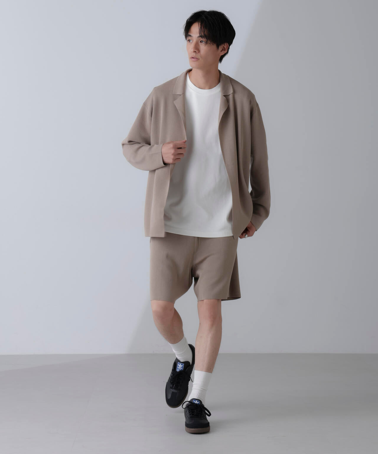 14ゲージミラノリブニット ショートパンツ(手洗い可能)