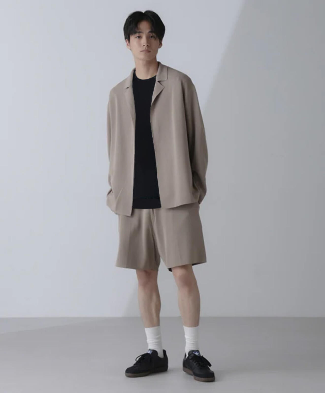 14ゲージミラノリブニット ショートパンツ(手洗い可能)