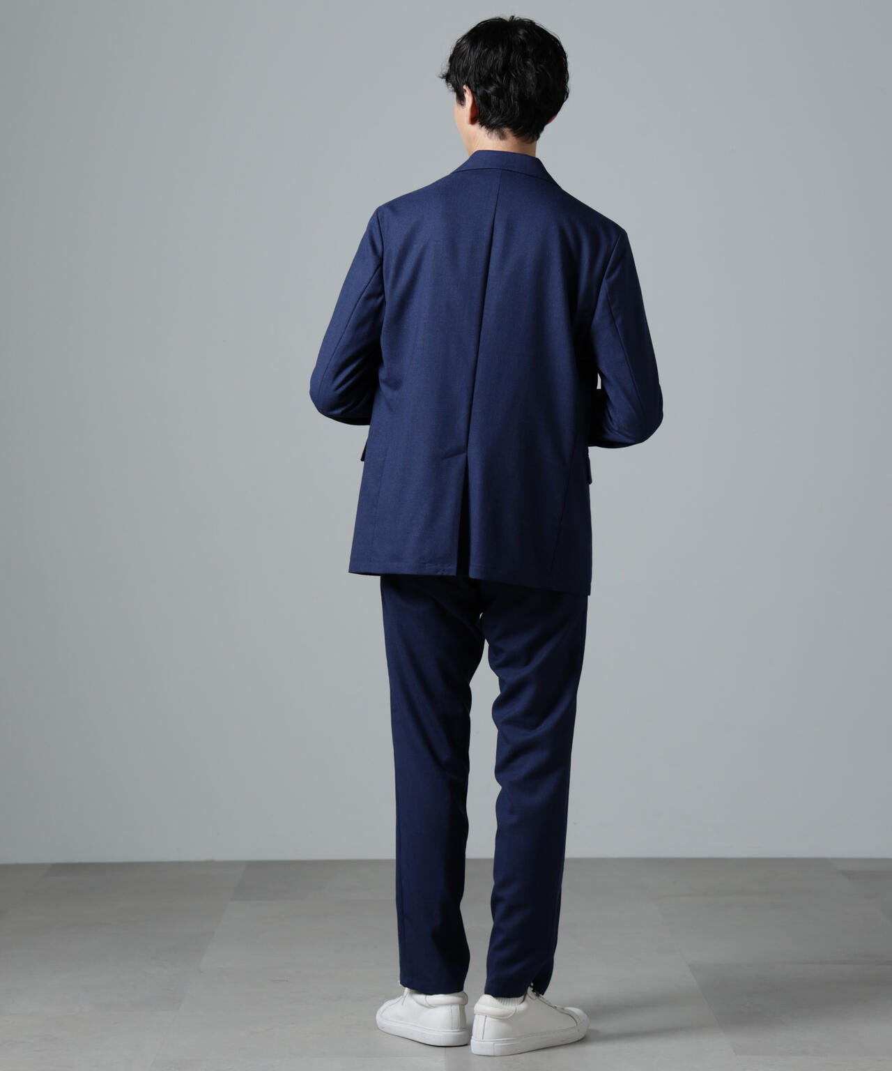 「N TROUSERS PREMIUM」RENURウール混洗えるサキソニーパンツ(セットアップ可)