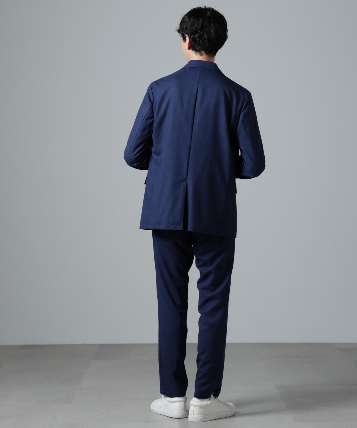 「N TROUSERS PREMIUM」RENURウール混洗えるサキソニーパンツ(セットアップ可)