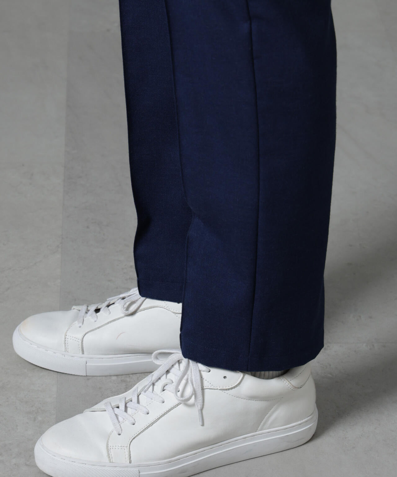「N TROUSERS PREMIUM」RENURウール混洗えるサキソニーパンツ(セットアップ可)