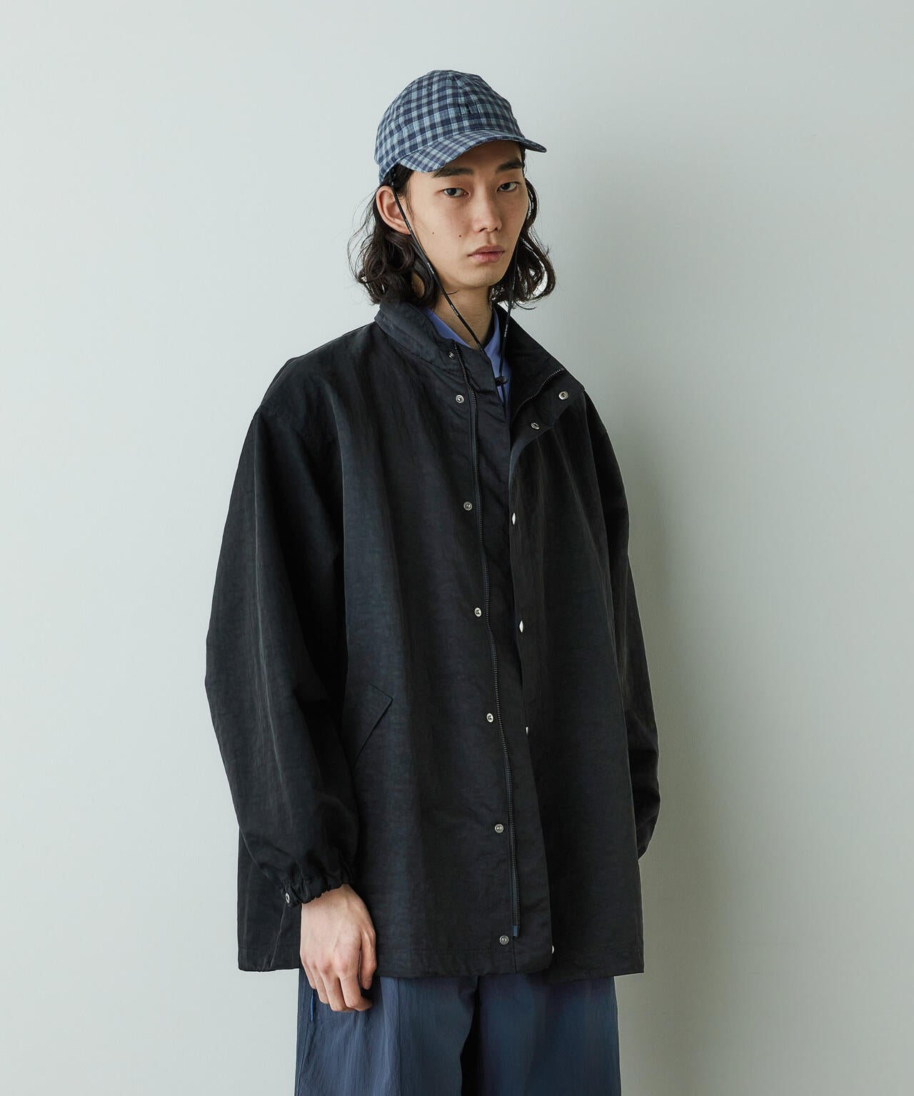 「HOTEL PALACE」オテルパラス ナイロンテックルーズシルエットコーチブルゾン