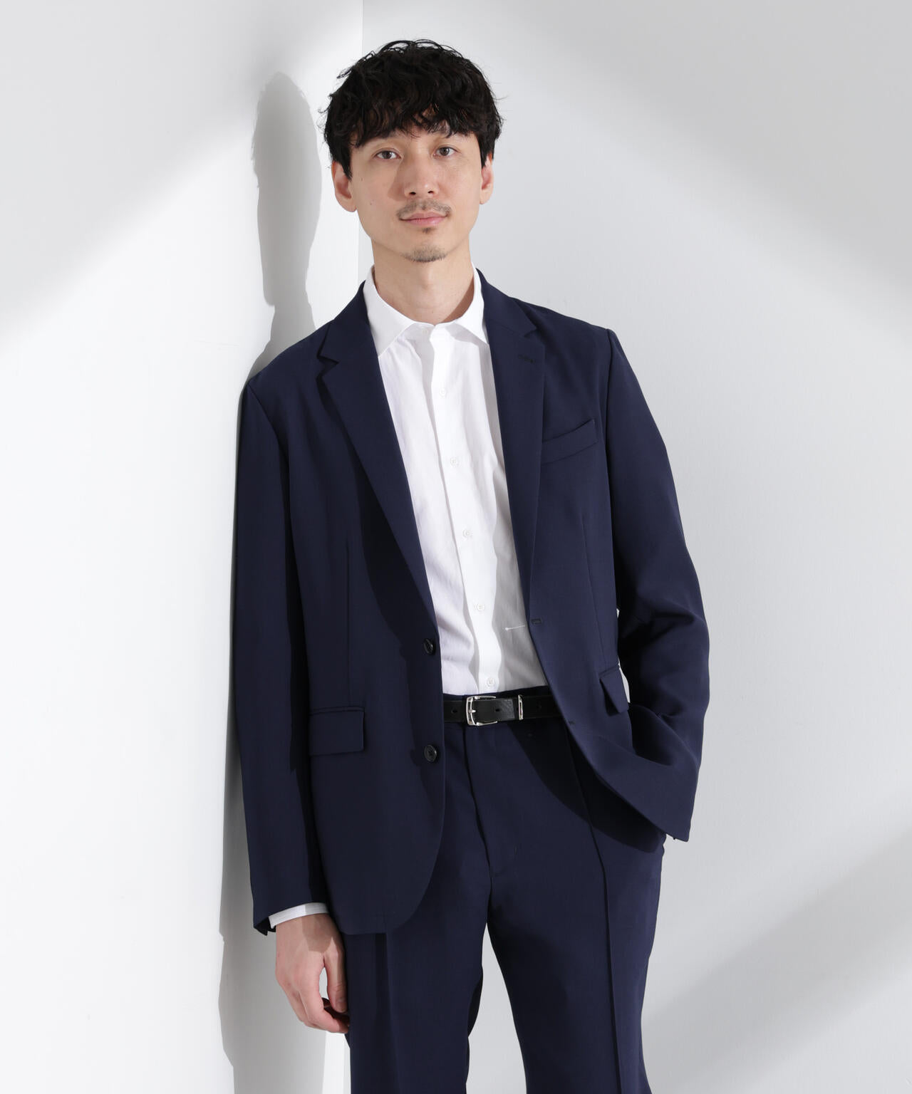 「N JACKET PREMIUM」強撚ピケストレッチジャケット(セットアップ可)