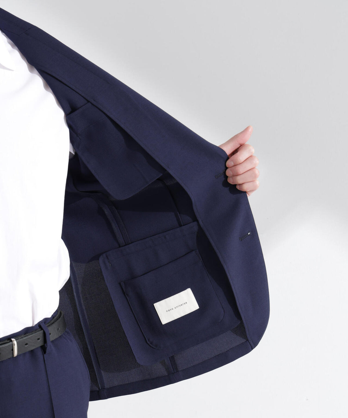 「N JACKET PREMIUM」強撚ピケストレッチジャケット(セットアップ可)