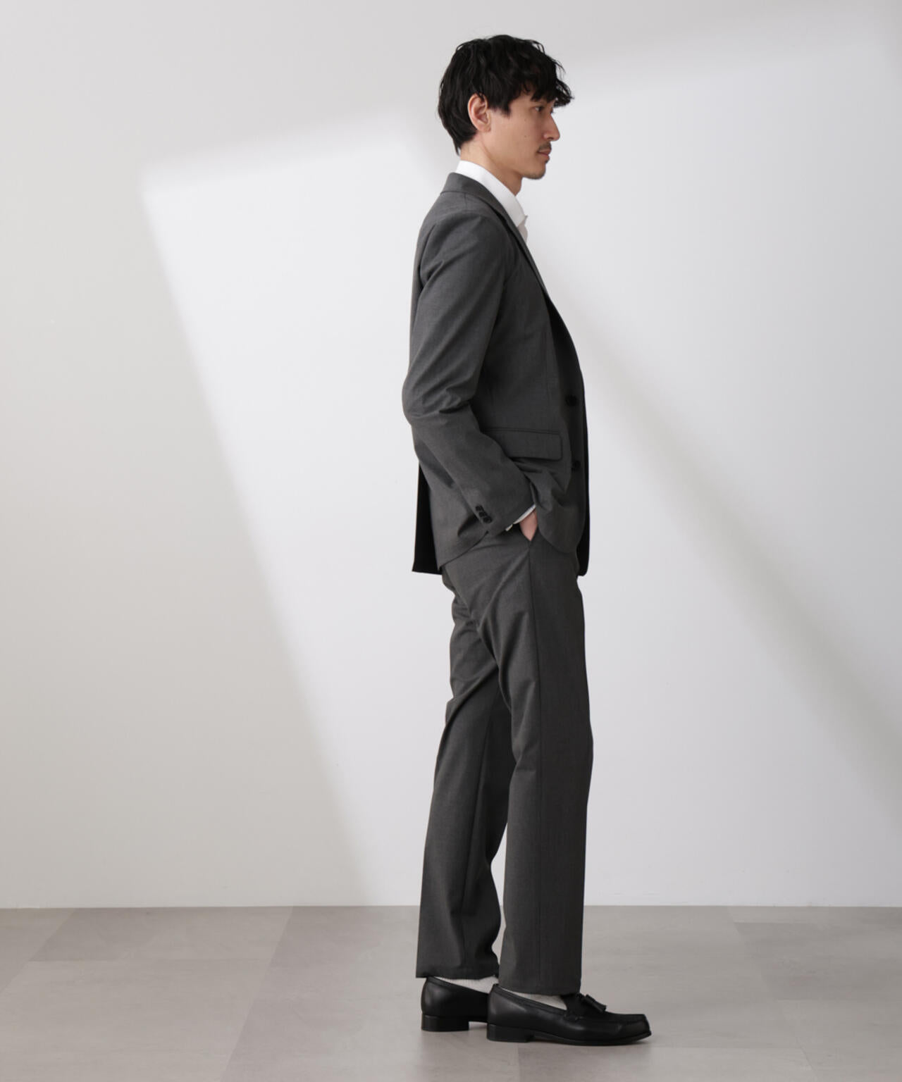 「N JACKET BASIC」トロピカルストレッチジャケット(セットアップ可)