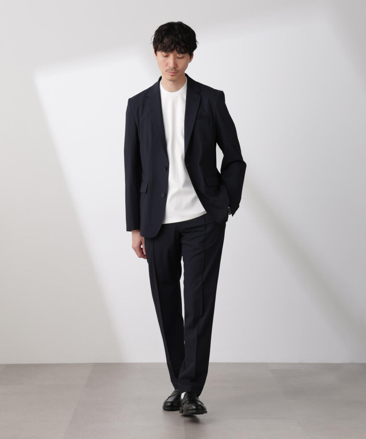 「N JACKET BASIC」トロピカルストレッチジャケット(セットアップ可)