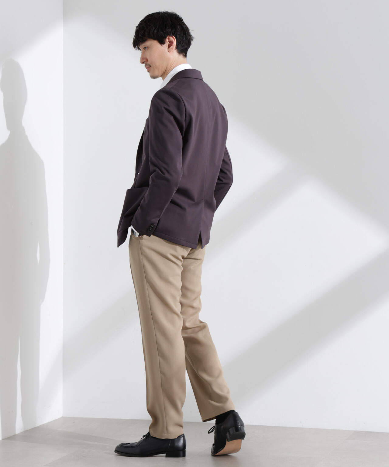 「N JACKET BASIC」TEXBRID(R)ポンチストレッチジャケット(セットアップ可)