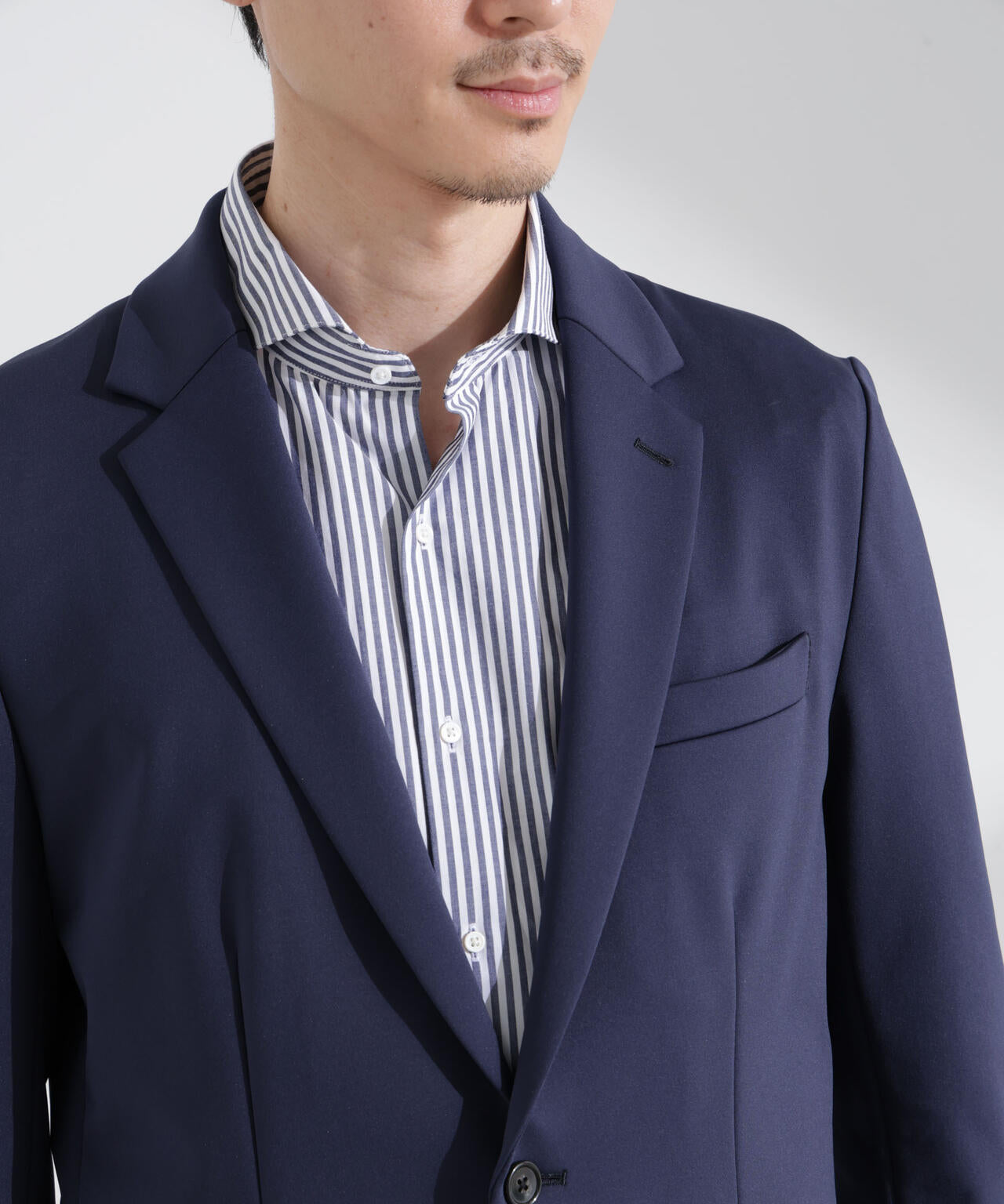 「N JACKET BASIC」TEXBRID(R)ポンチストレッチジャケット(セットアップ可)