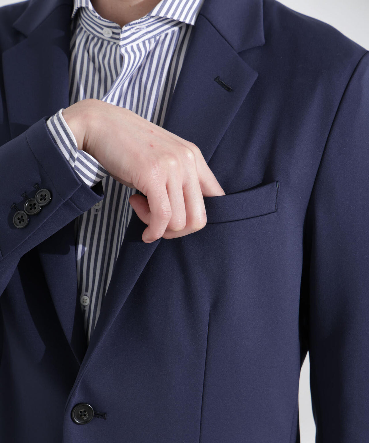 「N JACKET BASIC」TEXBRID(R)ポンチストレッチジャケット(セットアップ可)