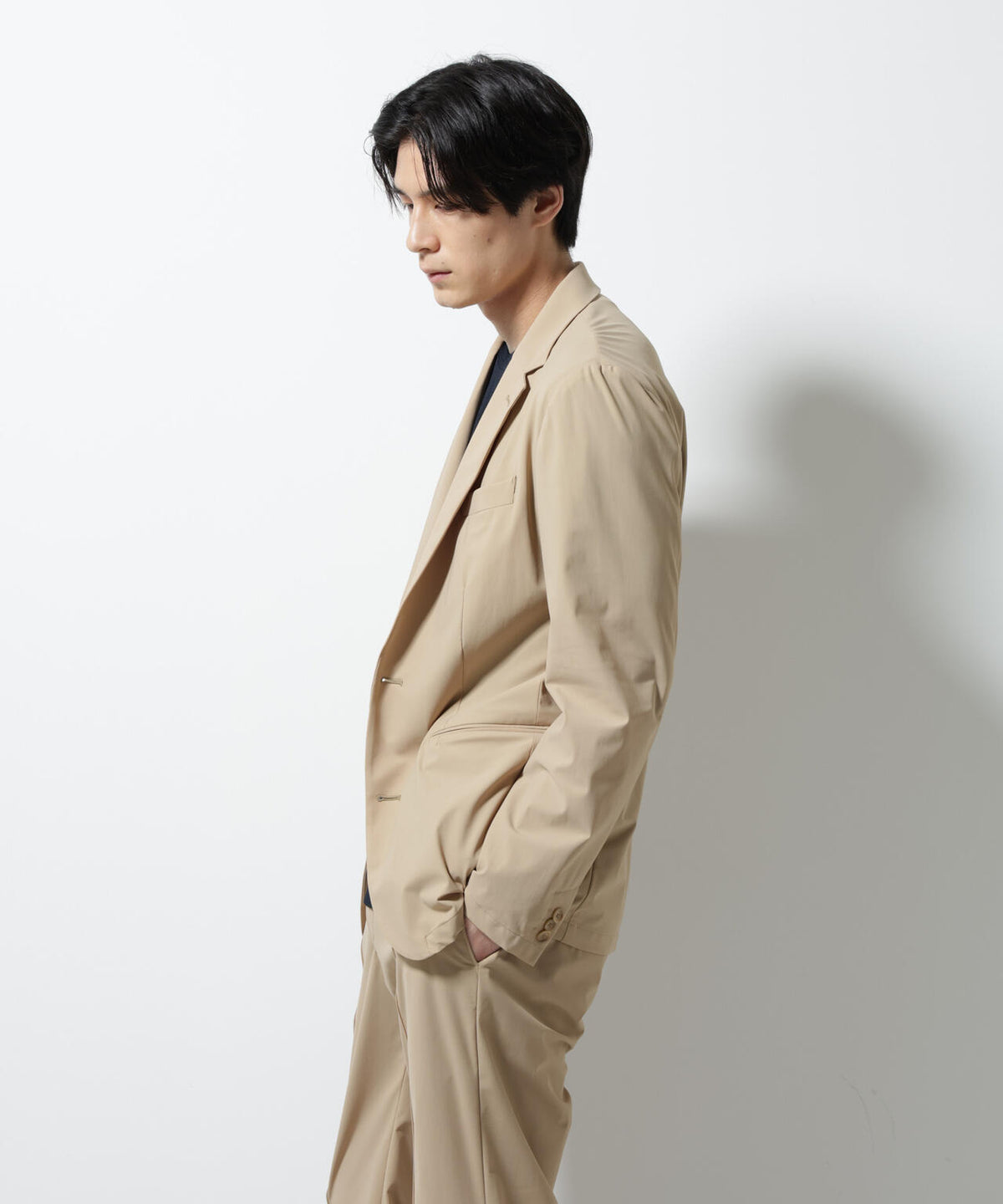 「N JACKET PREMIUM」クールタッチ4WAYストレッチジャケット撥水(セットアップ可)