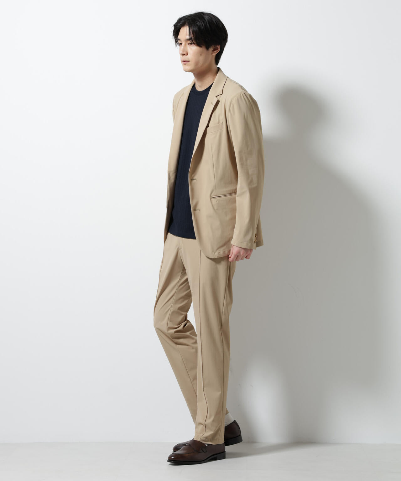 「N JACKET PREMIUM」クールタッチ4WAYストレッチジャケット撥水(セットアップ可)