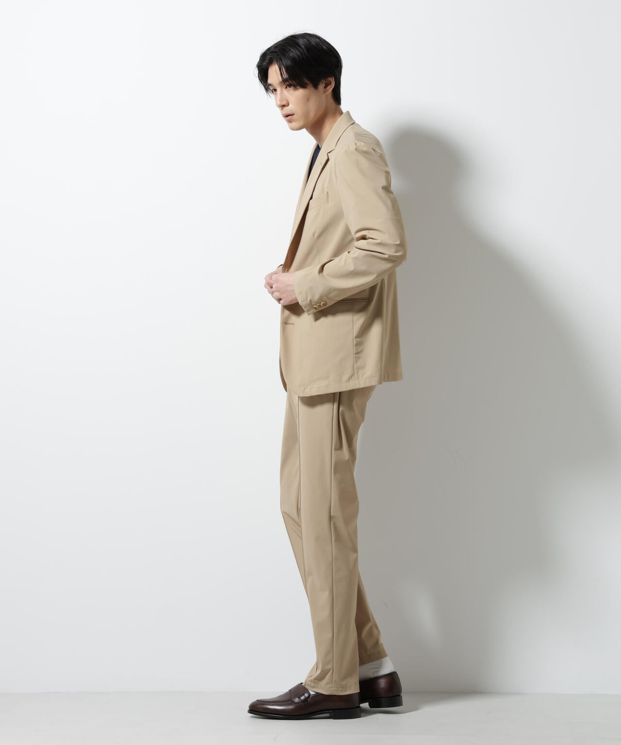 「N JACKET PREMIUM」クールタッチ4WAYストレッチジャケット撥水(セットアップ可)