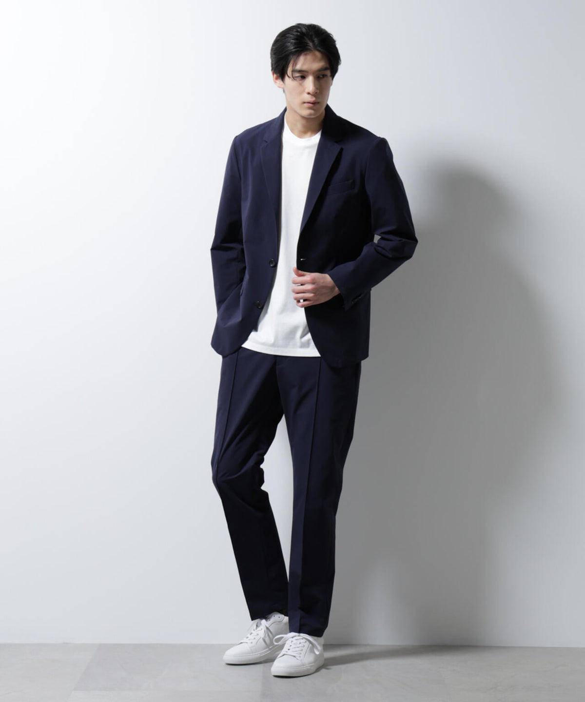 「N JACKET BASIC」ダントツオチール防汚テックストレッチジャケット(セットアップ可)