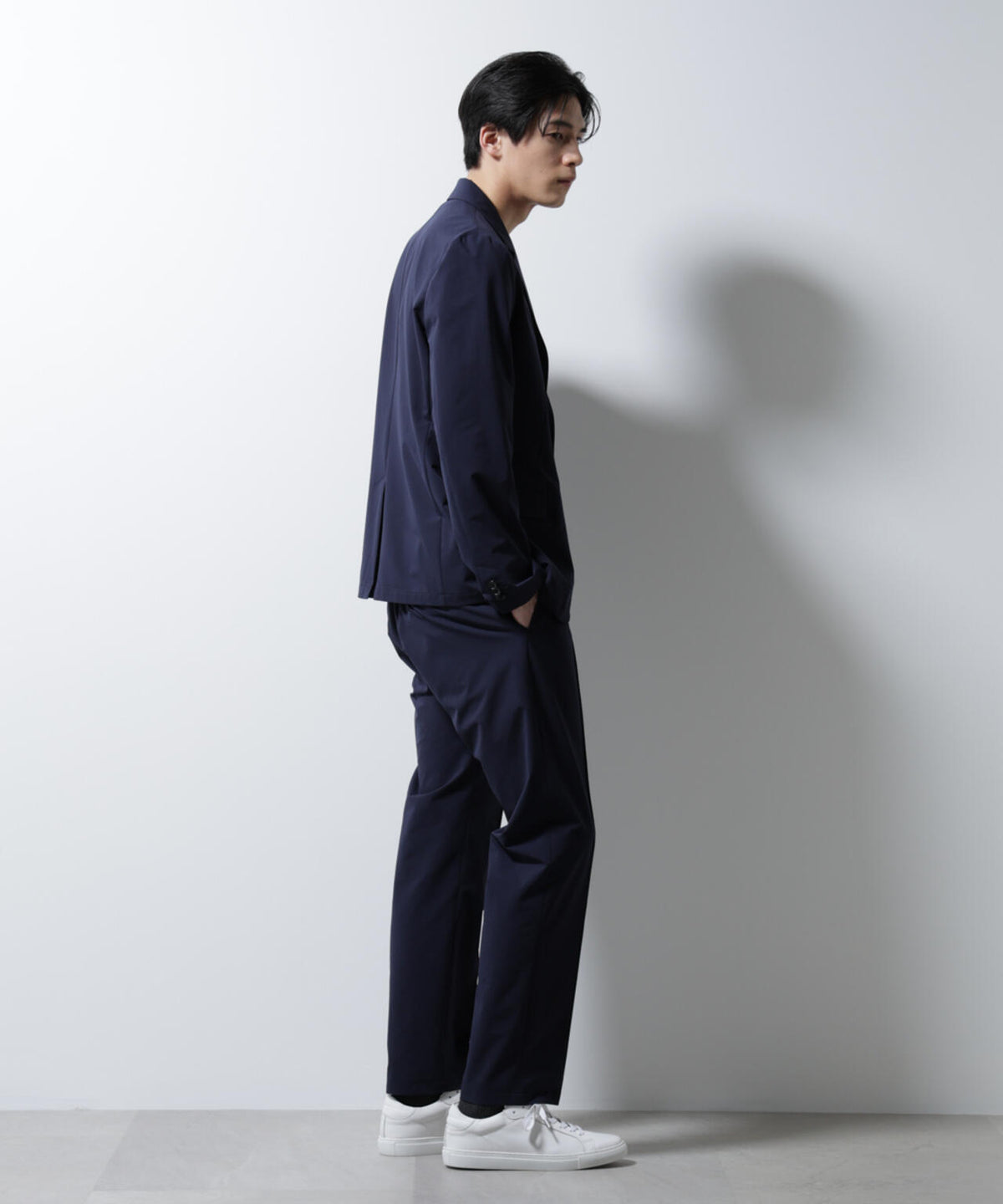 「N JACKET BASIC」ダントツオチール防汚テックストレッチジャケット(セットアップ可)