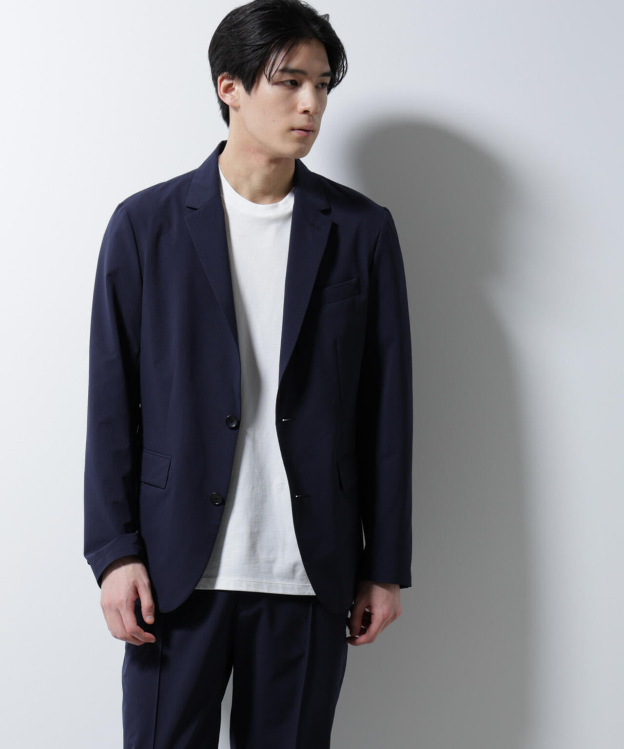 「N JACKET BASIC」ダントツオチール防汚テックストレッチジャケット(セットアップ可)