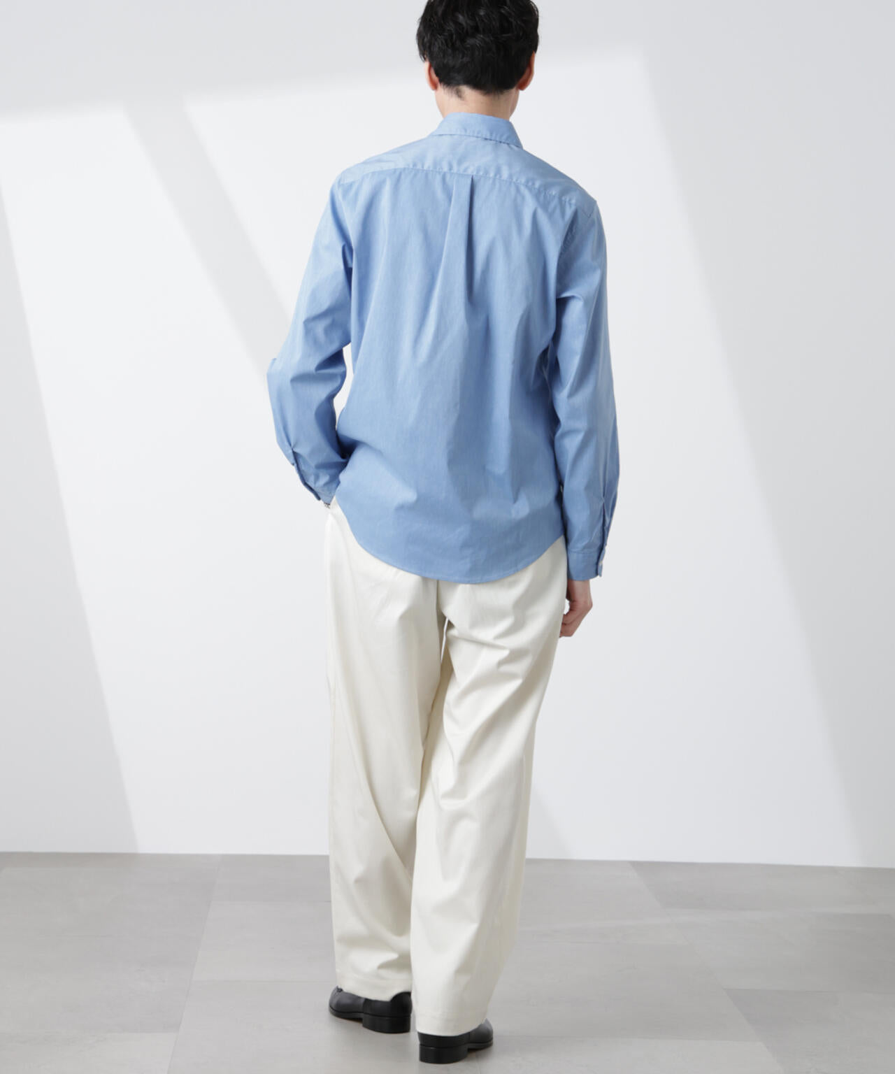 「ICE FLOW LINEN」カッタウェイシャツ 長袖