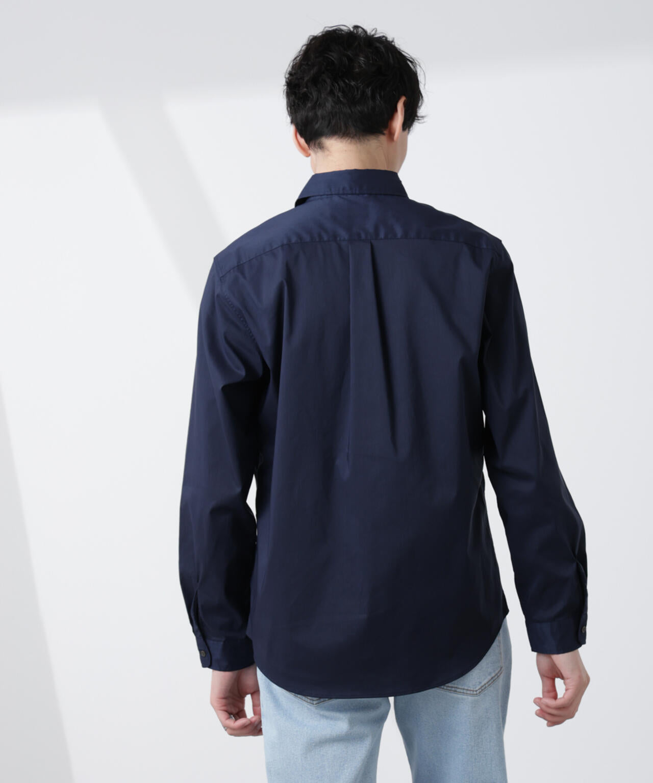 「ICE FLOW LINEN」カッタウェイシャツ 長袖