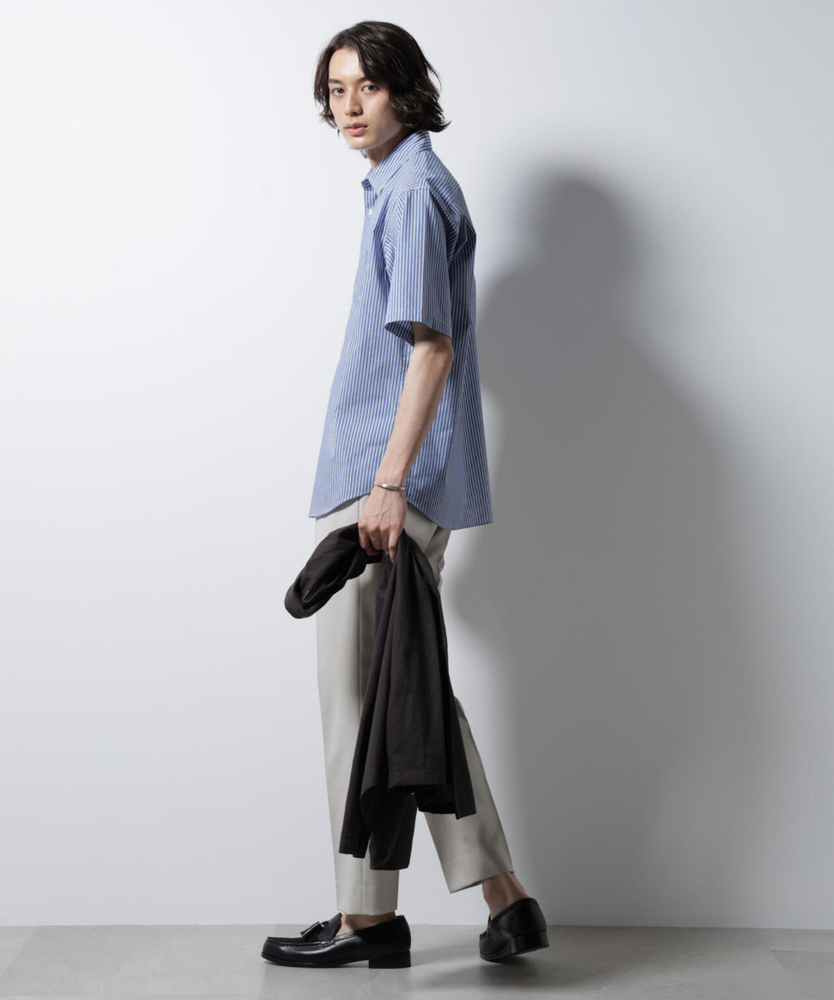 「ICE FLOW LINEN」バリエーションシャツ 半袖