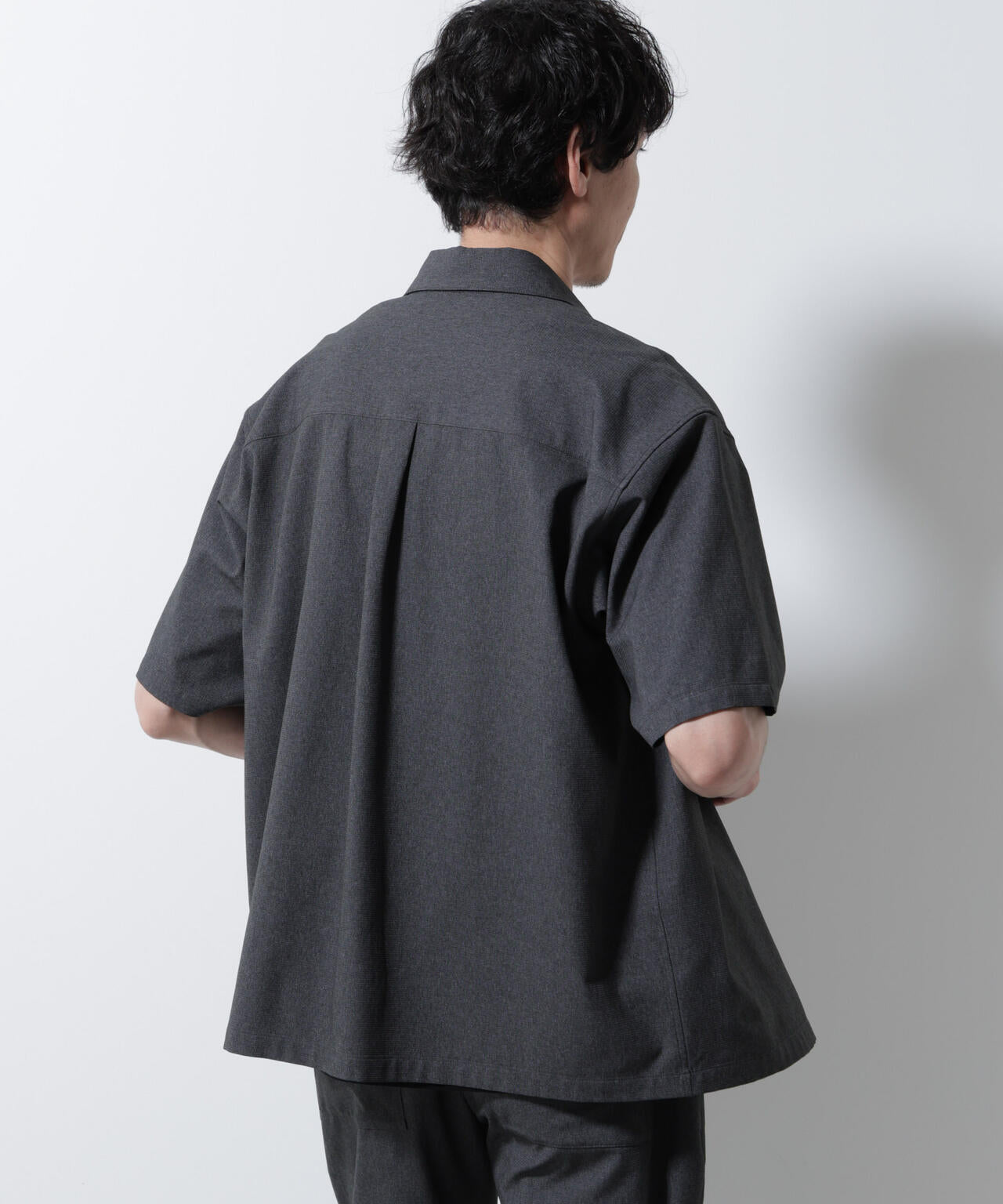 DotAir(R)ミニホールストレッチシャツ半袖/吸水速乾(セットアップ可)