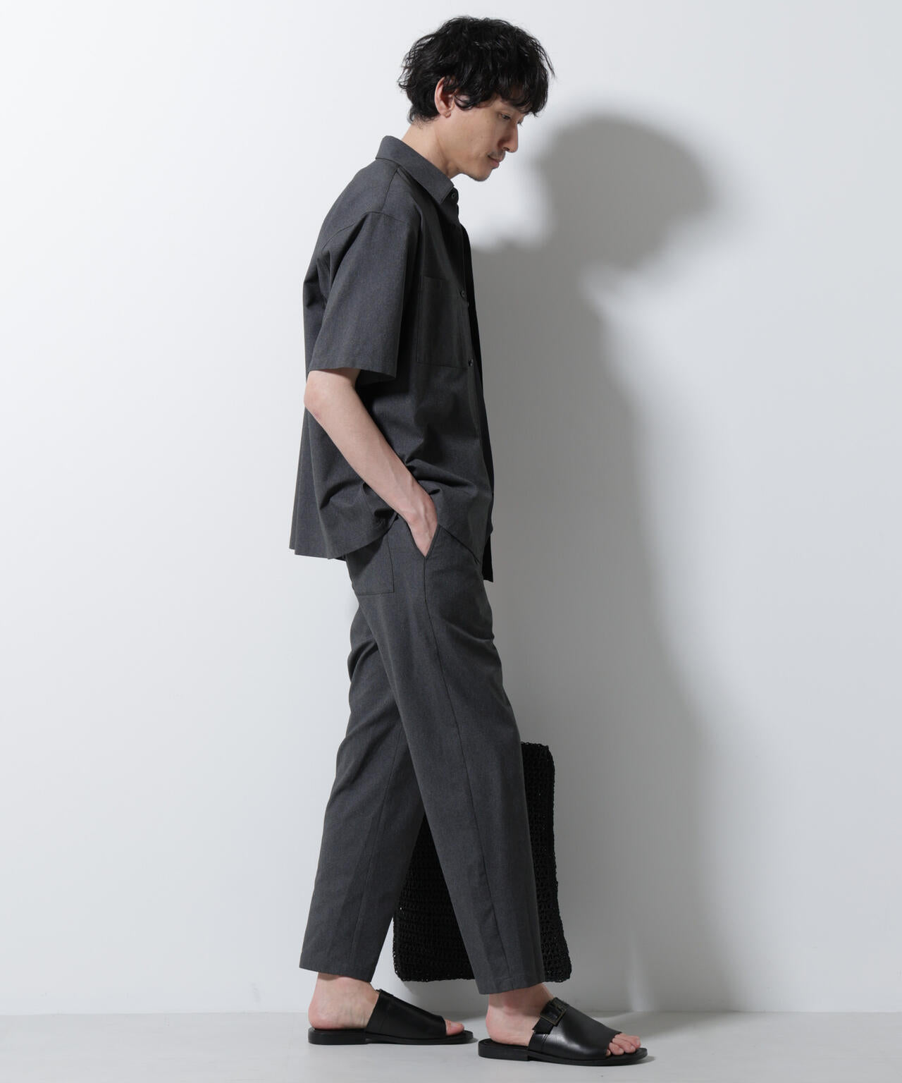 DotAir(R)ミニホールストレッチシャツ半袖/吸水速乾(セットアップ可)