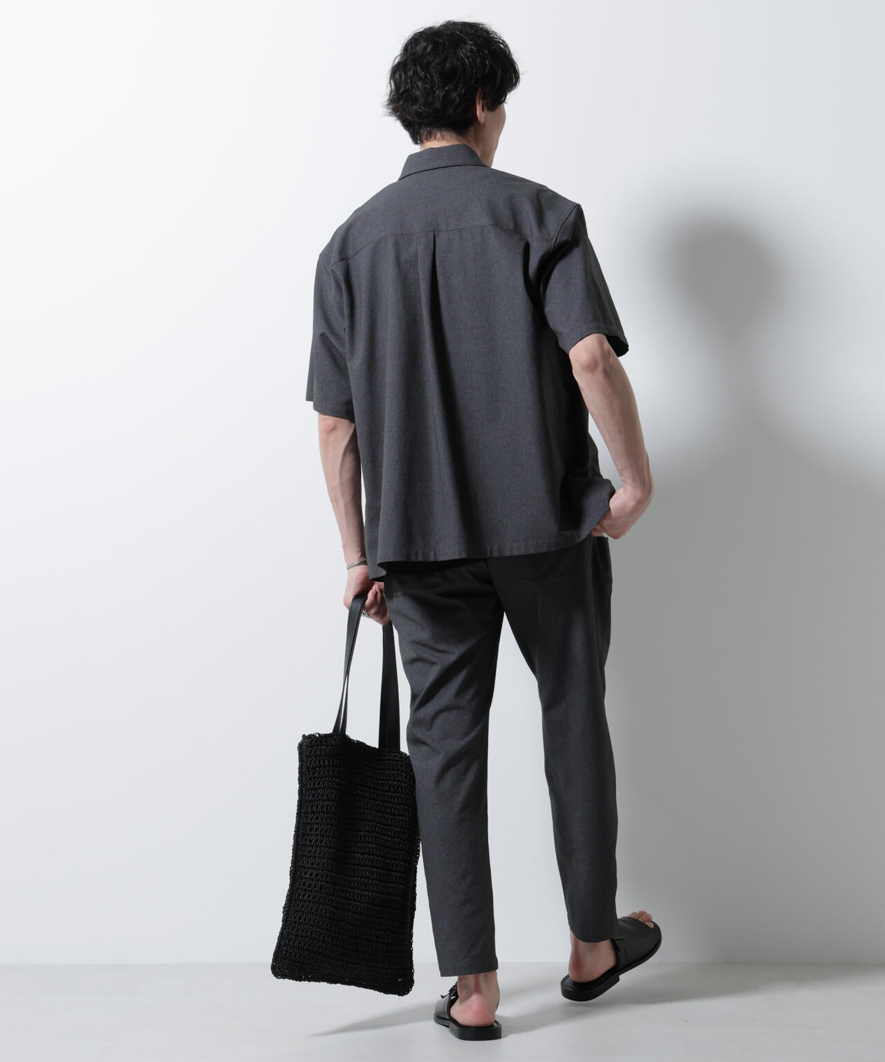 DotAir(R)ミニホールストレッチシャツ半袖/吸水速乾(セットアップ可)