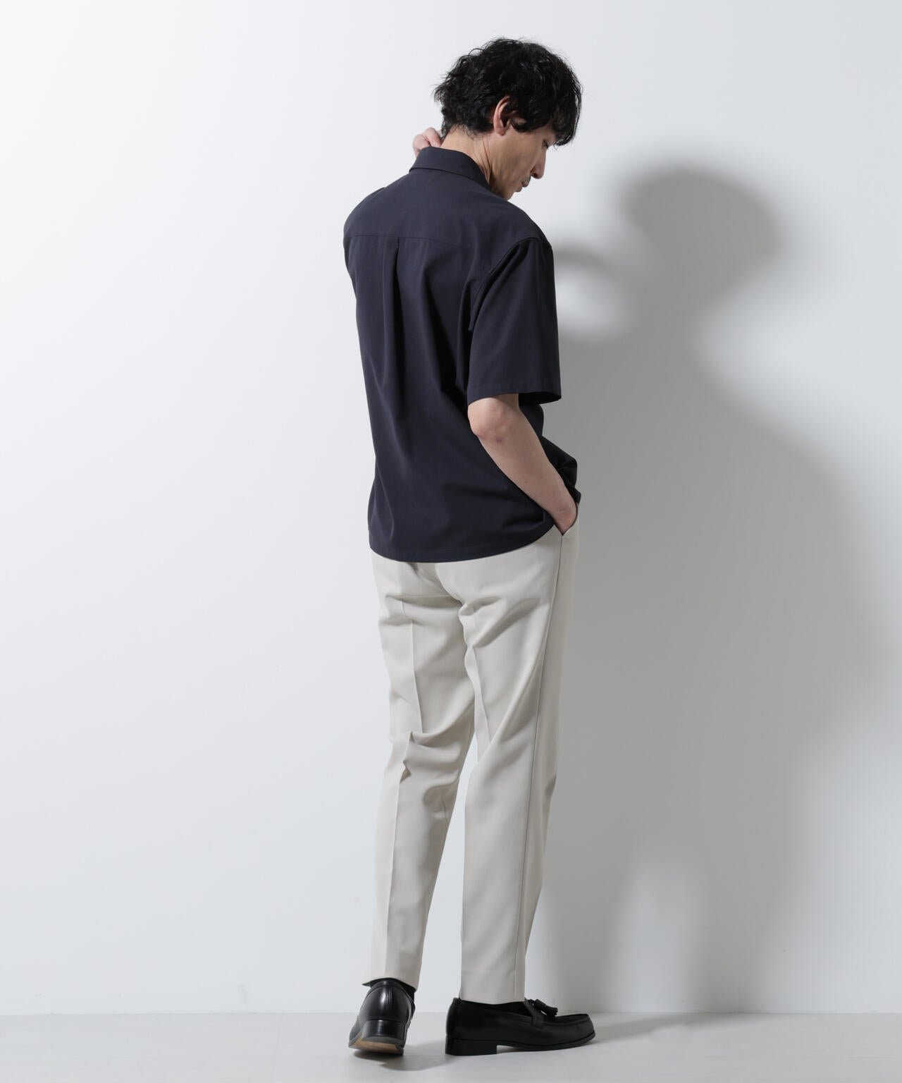 DotAir(R)ミニホールストレッチシャツ半袖/吸水速乾(セットアップ可)