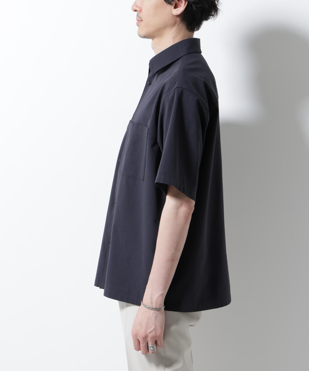 DotAir(R)ミニホールストレッチシャツ半袖/吸水速乾(セットアップ可)