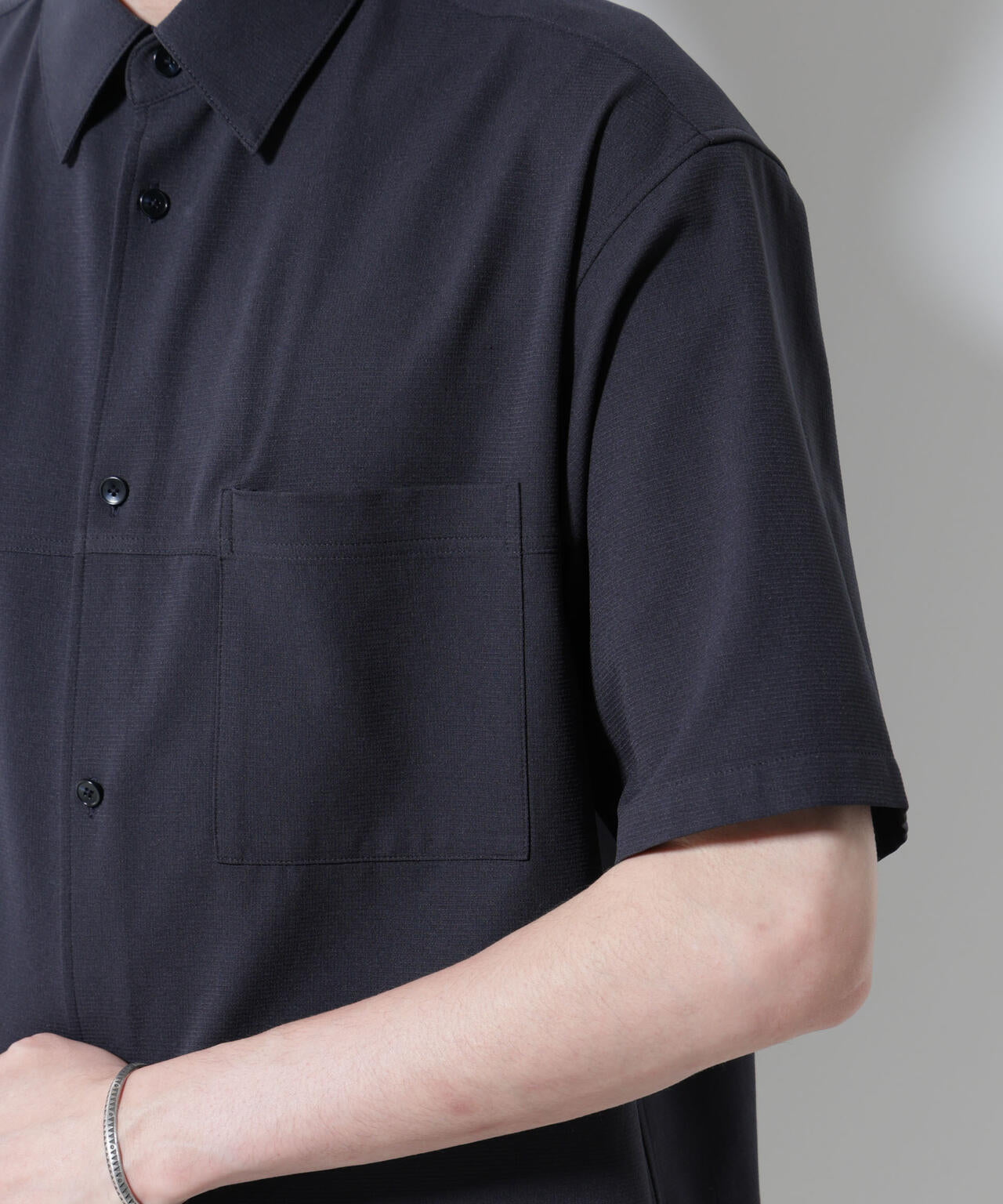 DotAir(R)ミニホールストレッチシャツ半袖/吸水速乾(セットアップ可)