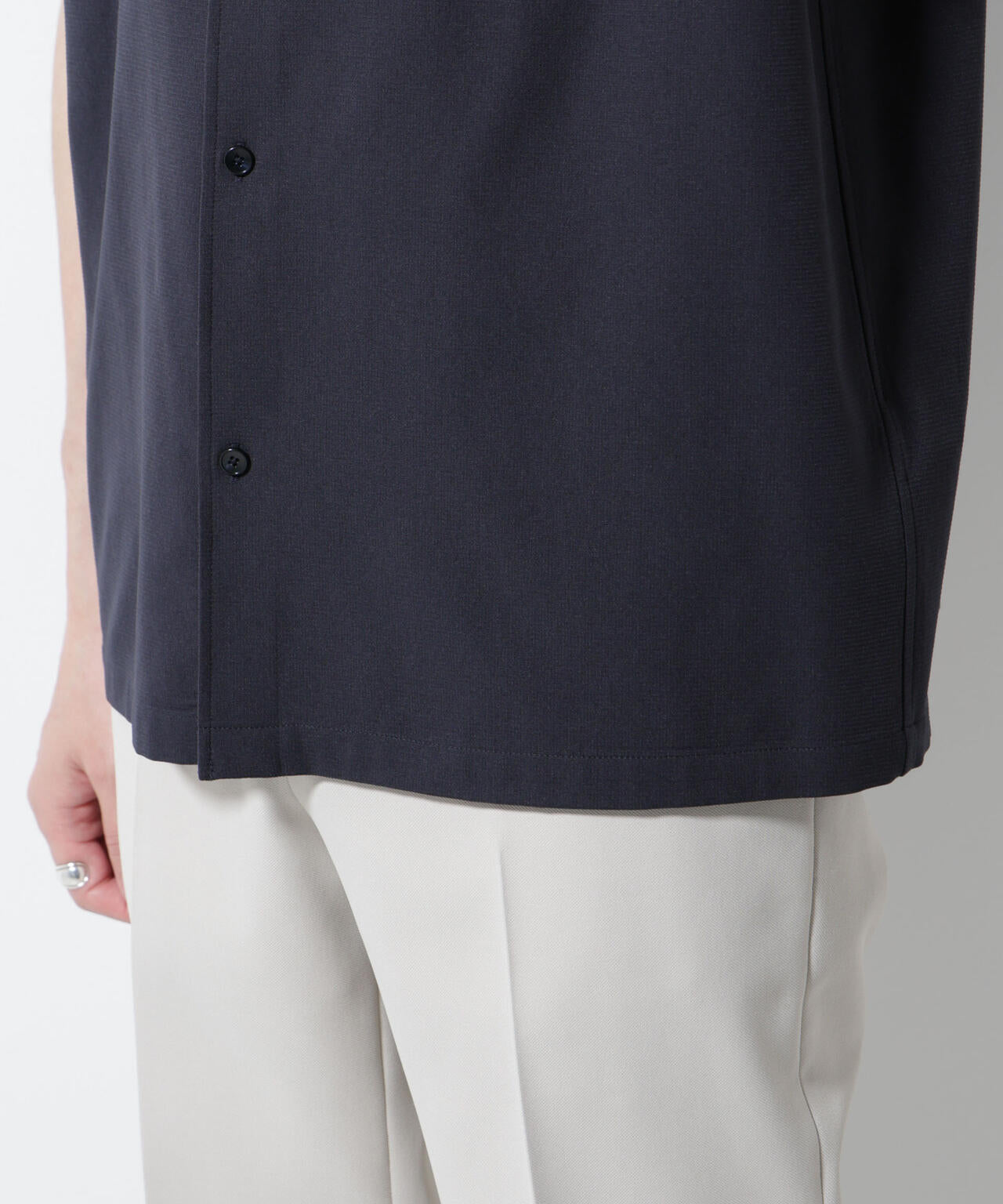 DotAir(R)ミニホールストレッチシャツ半袖/吸水速乾(セットアップ可)