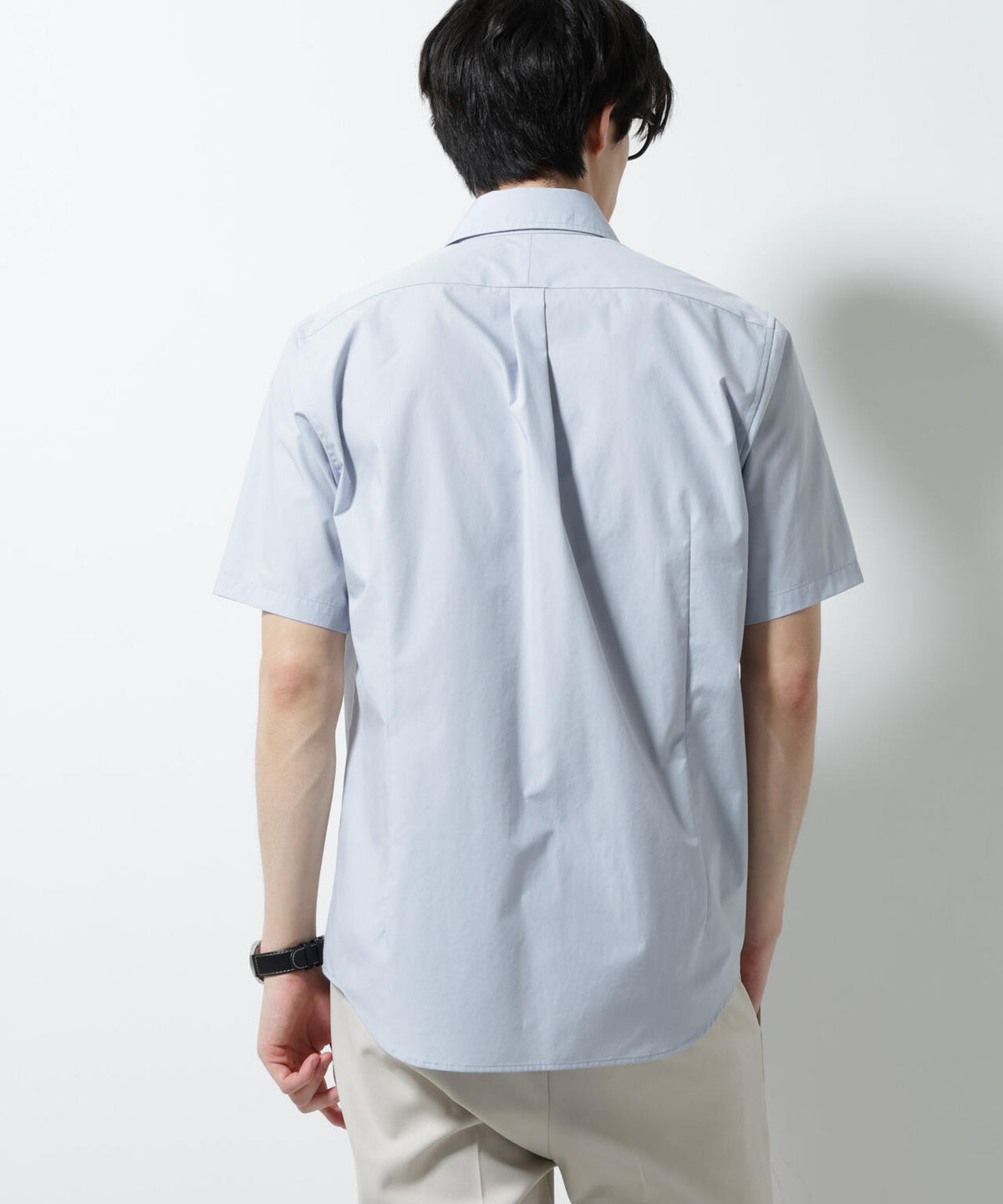 「N shirt」 速乾 セミワイドカラーシャツ半袖