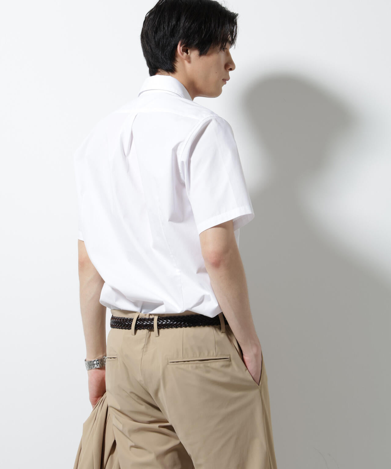 「N shirt」 速乾 セミワイドカラーシャツ半袖
