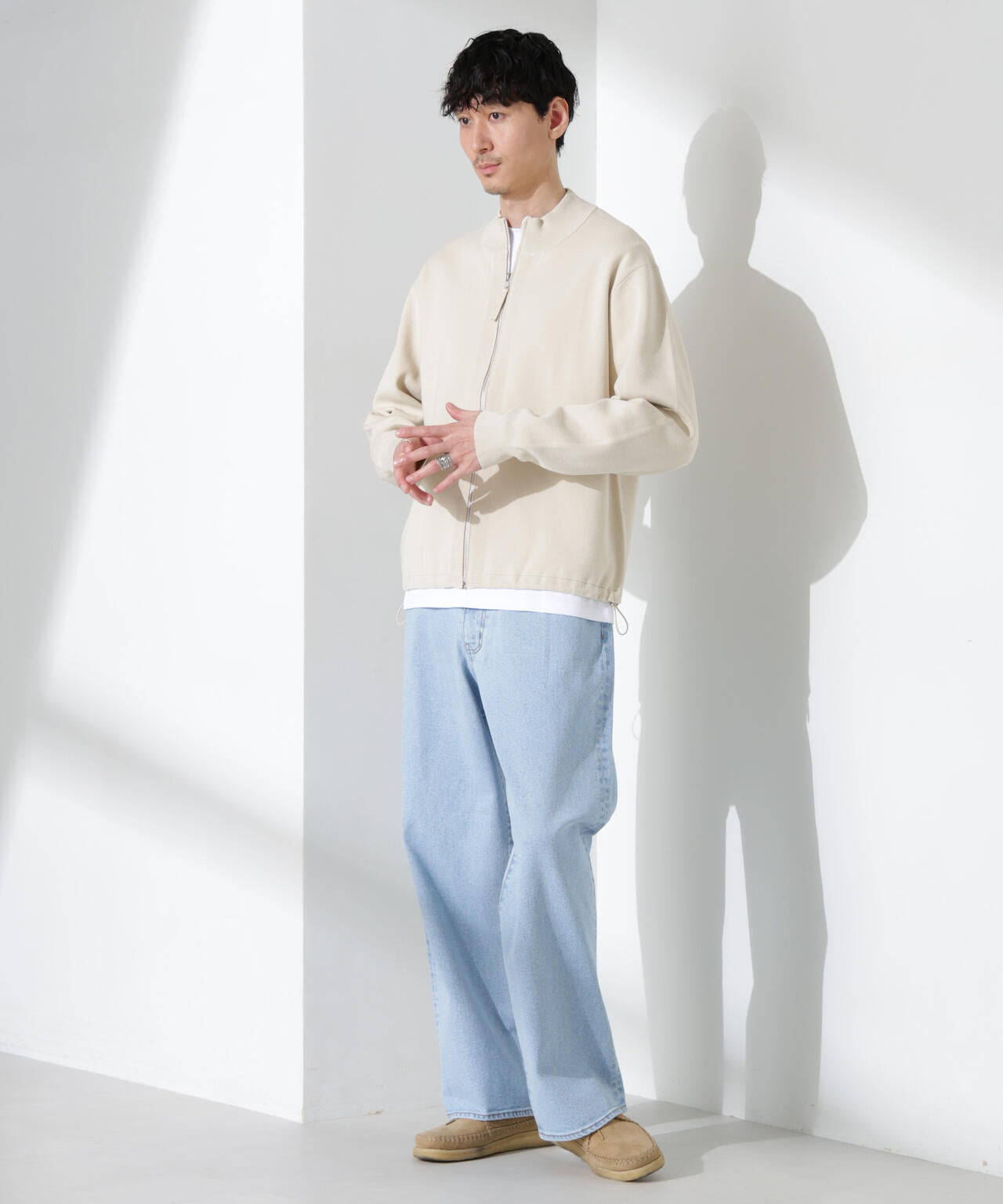 14ゲージミラノリブブルゾン (手洗い可能)